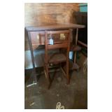 Vintage Childrens Desk & Chair