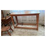 Oak Type Hall Table
