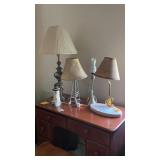 Collection Of Misc. Table Lamps