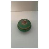 Footed Porcelain German Dresser Box
