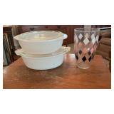 Vintage Pyrex & Fireking Casserole Dishes, Plus