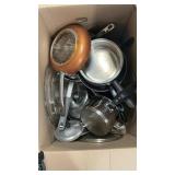 Box Full Of Quality Pots & Pans