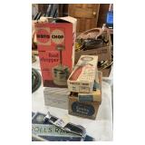 Vintage Kitchen Gadgets In Boxes