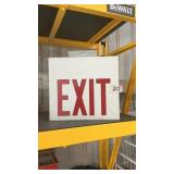 Industrial Metal Exit Sign