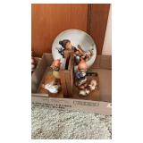 Lot of Hummel - bookends, plate, book