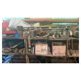 East Wall Of Workshop And Contents Of Shelves