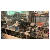 Entire Contents Of Work Bench & Wall