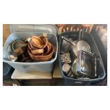 (2) Totes Full Of Misc. Kitchen Some Vintage