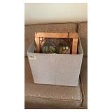 Container Full Of Wall Decor & Frames
