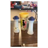 Vintage Tupperware S&P Set & Barbie Tumbler