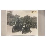 8x10 Vintage Photo Of Motor Cops On Harley