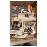 Flat Of Misc. Postcards & Vintage Military Photos
