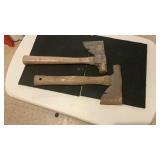 (2) Wood Handle Hatchets
