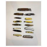 Approx (15) Pocket Knives incl. World