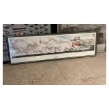 Framed Castrol "Forcepower" Print