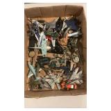 Flat Of Mini Die Cast Planes & Helicopers
