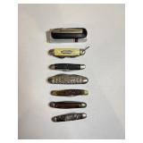 (7) Pocket Knives- Kamp King, Kut Master, Barlow