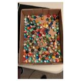 Collection of Vintage Assorted Glass Marbles