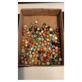 Collection of Vintage Assorted Glass Marbles