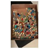 Collection of Vintage Assorted Glass Marbles