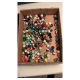 Collection of Vintage Assorted Glass Marbles