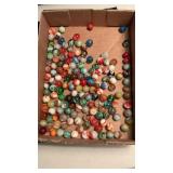 Collection of Vintage Assorted Glass Marbles