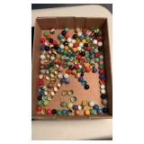 Collection of Vintage Assorted Glass Marbles