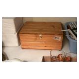 Wooden Box Full Of Misc. Smalls