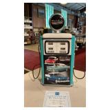 Hamilton Collection Tri 5 Bel Air Gas Pump W/COA