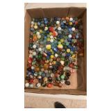 Flat Full Of Vintage Marbles