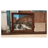 Wall Decor & Glass Dome Anniversary Clock