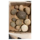 Flat Of Locally Found Edgar County Artifacts