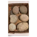 Flat Of Locally Found Edgar County Artifacts
