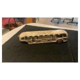 1933 Arcade GMC Greyhound Lines Toy Trailer