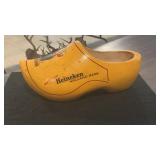 Heineken Beer Advertising Wooden Clog