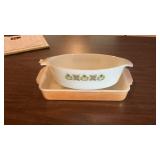 (2) Vintage Fireking Baking Dishes