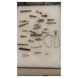 Several Vintage Tie Tacks