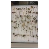 Large Lot Of Vintage Costume Stick Pins