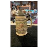 Antique Ceramic German Beer Stein