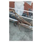 (2) Primitive Walk Behind Plows