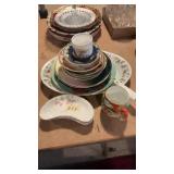 Large Lot Vintage Assorted China Pieces