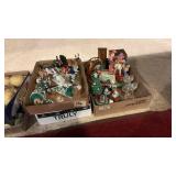 (3) Flats Misc.Christmas Figurines, Dept. 56, Plus