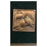 Albert Giles Signed Copper Repousse