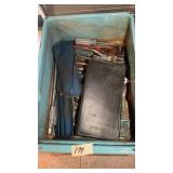 Container Full Of Farm Tools