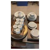 Set of Oneida Wicker Pattern Dishes