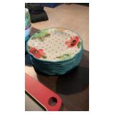 (8) Pioneer Woman Vintage Bloom Pattern Plates