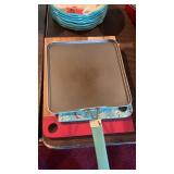 Pioneer Woman Griddle & (2) Fiesta Cutting Boards