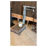 Primitive Farm Scales W/Weights & Cast Wheels