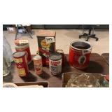 Vintage Assorted Advertising Tins & Jars
