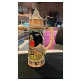 Vintage German Lidded Beer Stein